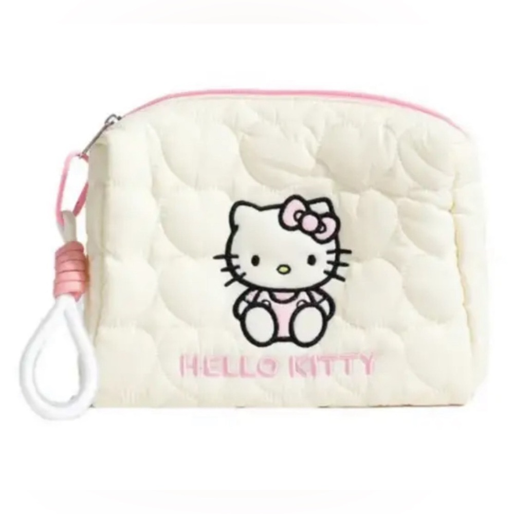 NWT! Hello Kitty Quilted Pouch